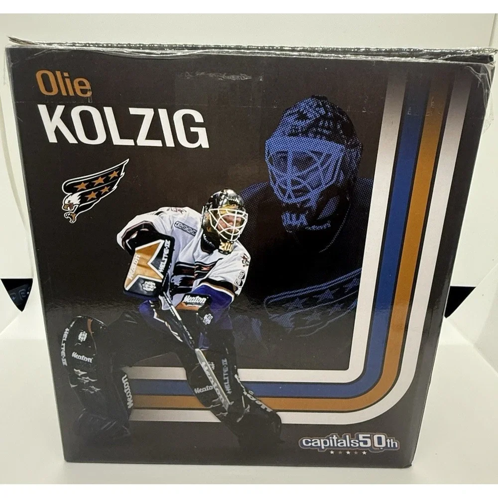 Washington Capitals 50th Anniversary Dual‎ Bobblehead Bondra Kolzig NIB Limited